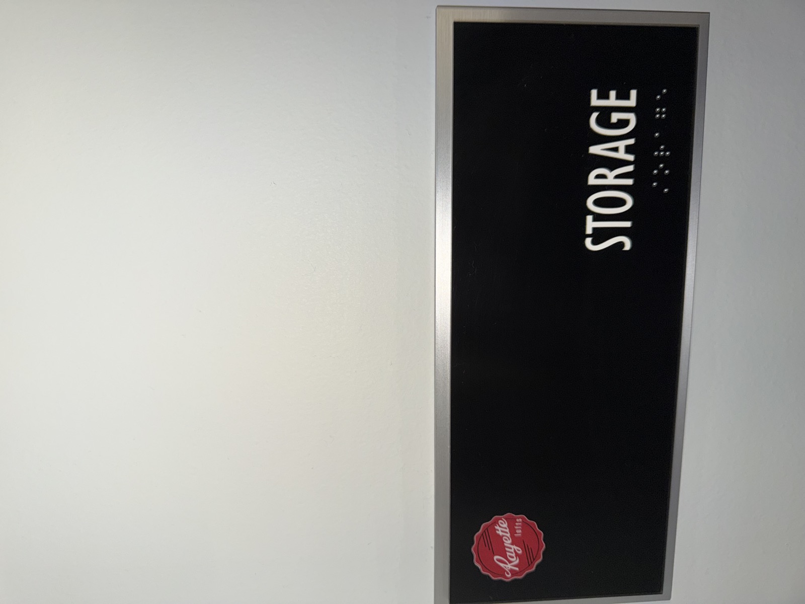 Fitness Room - Storage Label